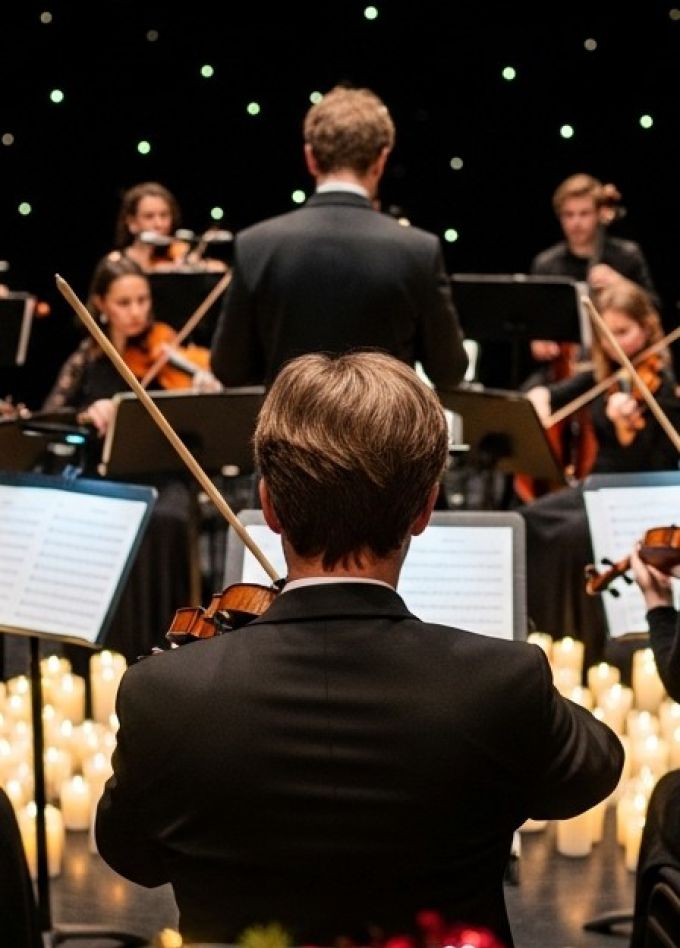 Magnifiq orchestra. Новогодняя шкатулка при свечах