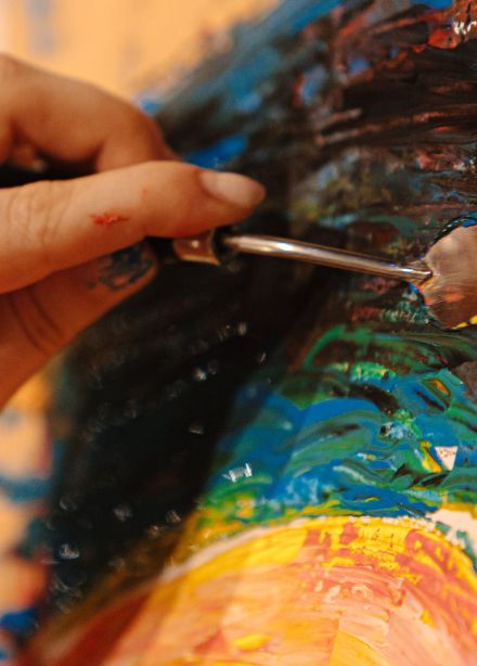 Фактурная картина. Морские мотивы