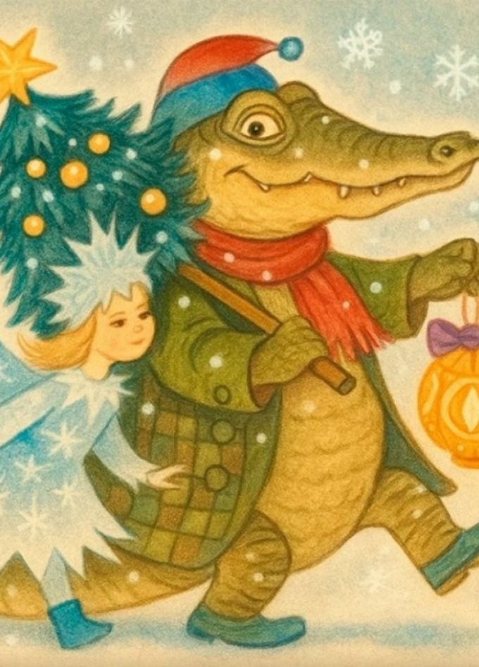 Крокодил со Снежинкой