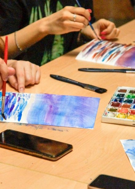 Рисунок акварелью