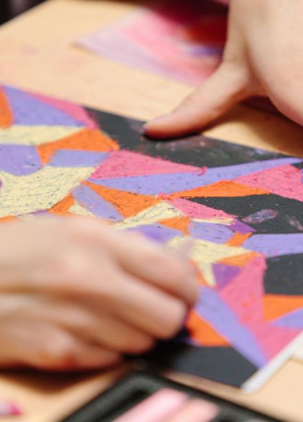 Рисунок сухой пастелью