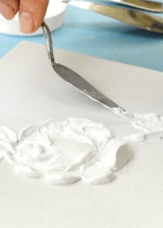 Текстурная живопись. Создание образа женственности