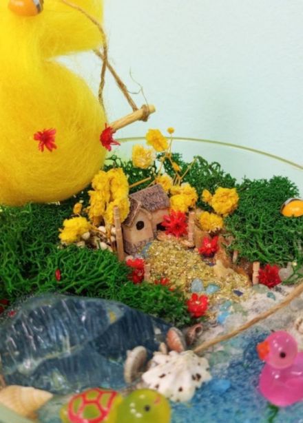 Арт-встреча: создание арт-композиции композиции из мха (моссариума)