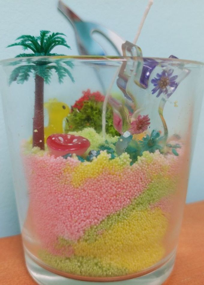 Уникальный оазис: искусство насыпной свечи